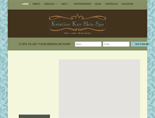 Tablet Screenshot of kristinekay.com